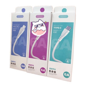 FVRNZN X3 Series 6A Fast Charge Cable High Speed Transfer Data Cables Original FUNONG Fast Charging USB Cable Portable And Lightweight Widely Compatible Cable 快充数据线