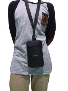 Akhtar Tas Handphone Gantung Leher, Dompet Koin Dan Kunci Variant Warna Ukuran 65inc untuk semua hp