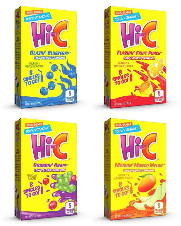 HiC Zero Sugar Low Calorie Powdered Drink Mix Lazada PH