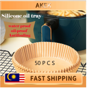 Malaysia Air Fryer Round Parchment Paper Liners Disposable Baking Papers Non-Stick Steamer 100pcs 20cm