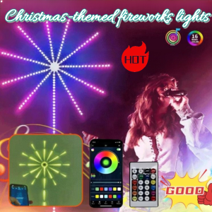 [Christmas atmosphere]Led colorful music sound control firework light Voice Activated Music Rhythm Ambient Light Strip Light/led colorful music sound control firework light
