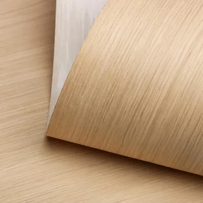 Natural White Oak Wood Veneer Sheet Flat Cut For Restoration of Furniture 60cm x 250cm