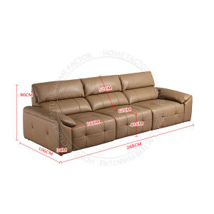 👍Recliner Genuine Leather Sofa (FREE DELIVERY&INSTALL)Type B3035 3 Seater Sofa Recliner Sofa Electrically Sofa Bed