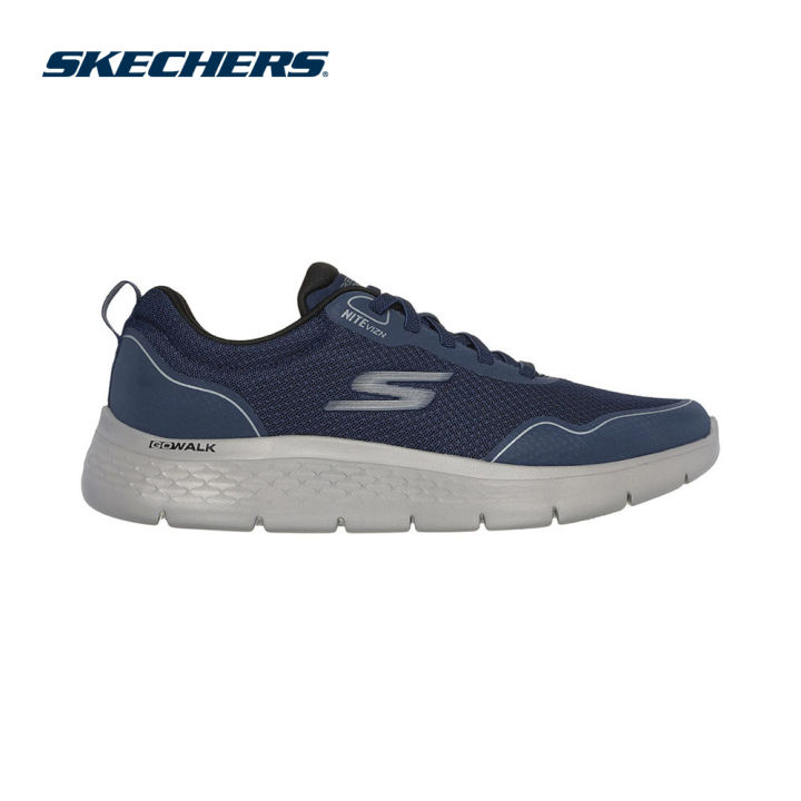 Skechers Men GOwalk Flex Nitevizn Walking Shoes 216494-NVY Air-Cooled  Goga Mat Kasut Sneaker, Casual, Lelaki SALE Lazada