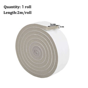 2M Self-adhesive Soundproofing Sealing StripSound Proof Door Seal Acoustic Foam Windproof StripWindow Seal