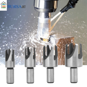 BARREL CORK DRILL BIT WOOD PLUG CUTTER MATA BOR DOWEL 4IN1 PEMBUAT SAMBUNGAN KAYU