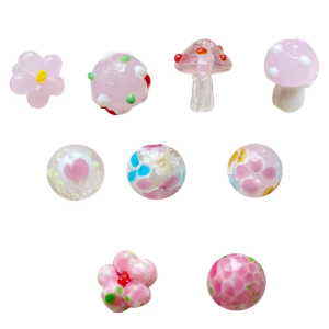 Glass Beads For DIY Crafts Making Home Decors Art Projects Multicolor Durable User Friendly Handmade Accessories