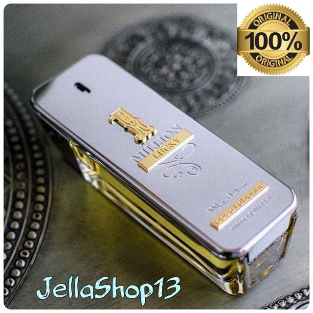 Parfum Ori Eropa Paco Rabanne Million Lucky EDT 100ml For men