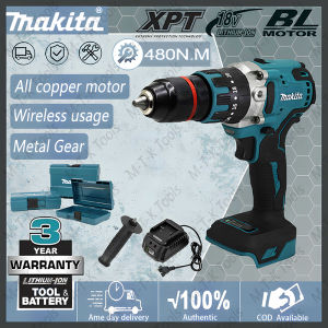 Makita Cordless Brushless Electric Drill 13mm 20+3 Torque Compatible Electric Screwdriver Impact Drill Body