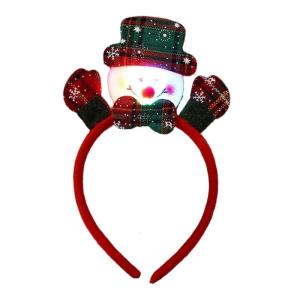 Christmas Headbands With LED Lights Kids Headwear Party Gift Fashion Headpiece For Holiday Parties And Event