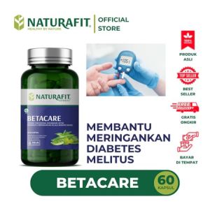 BETACARE Naturafit - Obat Herbal Untuk Diabetes Melitus Kencing Manis Menurunka Kadar Gula Tubuh Isi 60 Kapsul