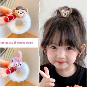 Dây buộc tóc cho bé dây buộc tóc cute cột tóc Hàn Quốc cột tóc lông mềm mịn hình thú dễ thương