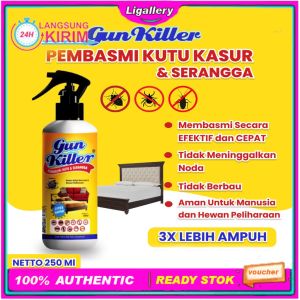 [100% Ampuh]  Obat Anti Kutu Kasur Tungau Gun Killer Pembasmi Busuk tumbila Sofa bug Petinggi