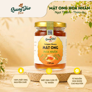 Mật ong nguyên chất Hoa nhãn Quang Đào Bee 130gm - Mật ong tự nhiên