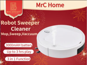 Smart Robot Sweeper Cleaner Suction Automatic 4500pa Vacuum Cleaner Mist Uv ion Dust Sweeper Low Noisy