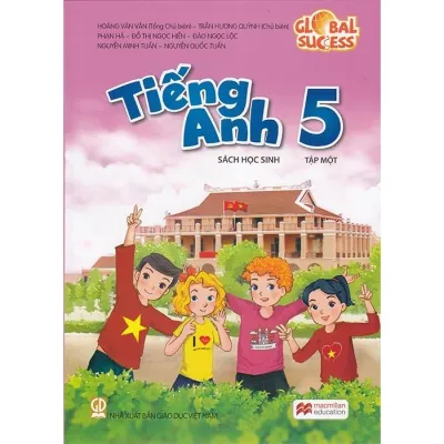 Sách Tiếng Anh lớp 5 tập 1 Global Success - Sách Học sinh - Kết nối tri thức với cuộc sống (Bán kèm bao sách)