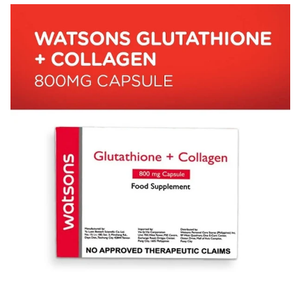 glutathione collagen watsons NEW MOON Soft Glow S-Acetyl Glutathione Hormo Balance Nighty Bright Capsule  Collagen Ashwagandha main image 1