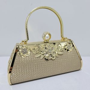 Tas Pesta Import Diamond Farnell Clutch Wanita Permata Bunga Mewah 2908/2907/2929/2936