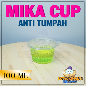 Mika cup sambel 100 ML/Mika saus/Mika puding 100 ML