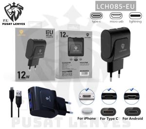 LCH085 - Charger LENYES LCH-085 12W 2.4A 2usb adapter dengan kabel charger original