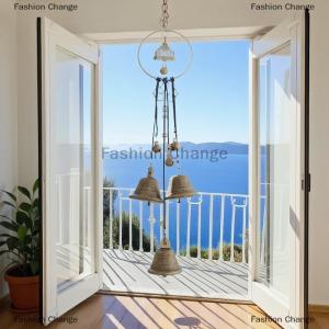 [COD] Fashion Change 1pc Witch Bell Doorknob Hanging Decorative Wicker Wind Chime Home Decoration