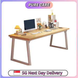 【Pure Care】 A661 Minimalist Dual Study Table Simple Modern Bedroom Study Desk Office WFH