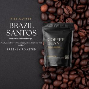 Brazil Santos Coffee Beans 250g / 500g / 1kg | Nutty & Sweet | Fresh Roast | Riee Roastery