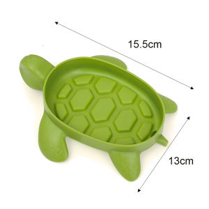Yespery Dễ Thương Phim Hoạt Hình Rùa Giá đặt xà phòng Cho Nhà Sử Dụng ráo nước Đĩa đựng xà phòng Biển Rùa Không-Trượt Phòng Tắm chậu rửa Xà Phòng Lưu Trữ Hộp