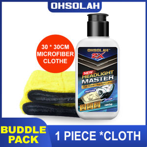 OHSOLAH 180ML Headlight Master | Fast Repair Headlight Restoration HEADLAMP CLEANER POLISH LAMPU KERETA