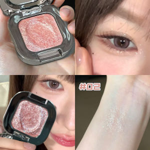 HERORANGE~ Single-piece diamond-shaped highlighter powder with pearlescent shimmer sparkling eyeshadow and polarized brightening makeup