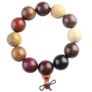 已开光 招财 Bản mẫu: Natural Agarwood Sombre Wood Yellow Flower Lê Black Sandalwood Gold Wire Gỗ đàn hương Buddha Bracelet for Men and Women Gold Wood