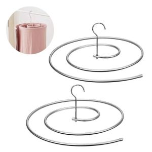 GFBB Round Quilt Sheet Hanger Rotating Stainless Steel Spirals Clothes Pole Home Storage Multi-function Spirals Drying Rack Drying Bed Sheet