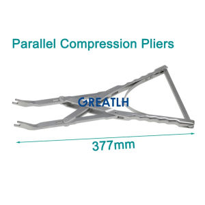GREATLH Parallel Opening Pliers Compression Pliers Orthopedic Veterinary Instrument Stainless Steel pet