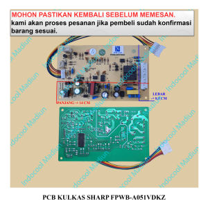 PKL16 PCB SHARP / MODUL KULKAS / PCB KULKAS SHARP FPWB-A051VDKZ