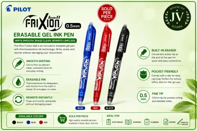 Pilot Frixion pen 0.4mm/0.5mm/0.7mm 1pc