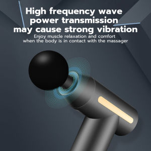 【Local Delivery】Portable Fascia Muscle body Massage Gun Fitness Training Sports massage gun Vertebral Muscle Relaxation Massager for back pain muscle relaxer electric vibration massage gun original With 4 Heads & 6 Speed Mode