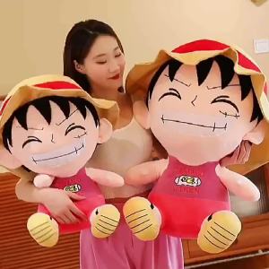 New Luffy plush toy anime doll boys toy Nautical King doll pillow gift