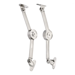 แท่งตัวยึดแท่งไฮดรอลิกรองรับตู้เสื้อผ้าประตูแบบฝาพับฮาร์ดแวร์ติดตั้งเฟอร์นิเจอร์สปริงแก๊สบานพับติดตั้งได้ง่าย