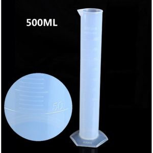 Ống Đong Nhựa Trong Suốt 500ml 1000ml Vạch Số Rõ Sắc Nét Không Phai