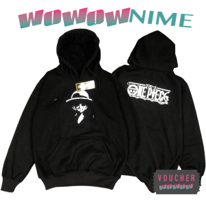 ONE PIECE LUFFY - JAKET ANIME ANAK KIDS HOODIE SWEATER - 3-6th 6-10th 10-13th 13-16th - NARUTO SASUKE ITACHI - ONE PIECE - TOKYO GHOUL - Attack on Titan Shingeki no Kyojin - SAO Sword Art Online - PREMIUM Cotton Fleece - SD SMP SMA - COWO / CEWE