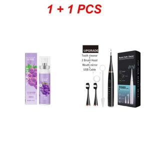 JIANGZHIB 【 Local Shipped 】 Cleaner Ultrasonic Tooth Cleaner Usb Electric Tooth Brush Multifunctional Portable Electric Tooth Cleaner Clean