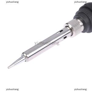 yizhuoliang หัวแร้งบัดกรีไฟฟ้าปรับอุณหภูมิได้ V 60W 80W เครื่องมือซ่อมแซมหัวเชื่อมโลหะด้วยความร้อน
