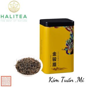 Trà Kim Tuấn Mi Hộp Thiếc Vàng 80gr