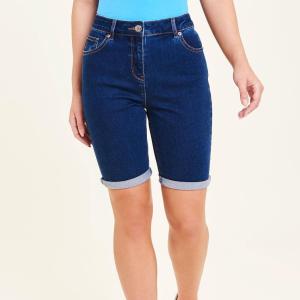 LADIES DENIM SHORTS PANT STREATCHABLE / JEANS LADIES SHORTS PANT