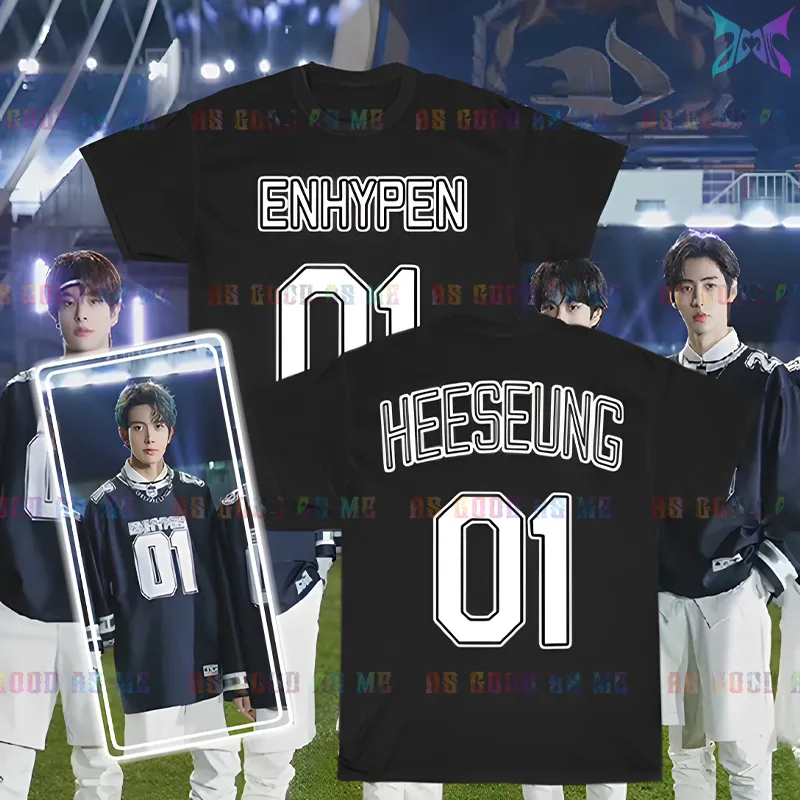 COD】JRUEKYCLOTHING ENHYPEN jersey custom inspired t-shirt