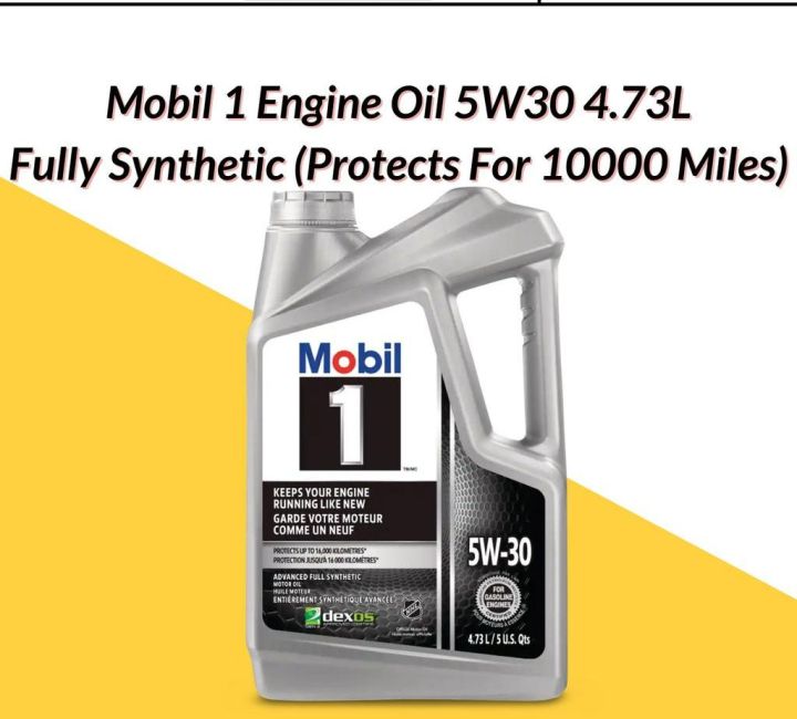 ORIGINAL MOBIL 1 ADVANCED 5W30 SN PLUS FULLY SYNTHETIC ( 5QT/4.73L ...