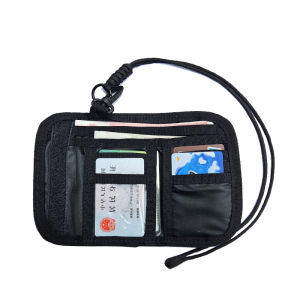 กระเป๋าเงินมีหลายช่องห้อยคอกลางแจ้งกระเป๋าตังค์พับสามทบกระเป๋าเก็บบัตรซองเก็บใบขับขี่ของคนขับ