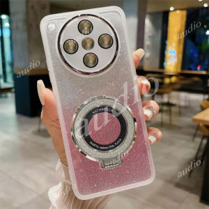 Oppo Find X8 Pro X8Pro 5G lấp lánh kim tuyến giá đỡ từ tính Vỏ điện thoại cho Oppo FindX8 Pro FindX8Pro 5G đầy đủ ống kính máy ảnh màng bảo vệ long lanh vỏ điện thoại với vòng nhẫn đeo tay