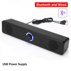 Loa thanh vòm 4D Bluetooth 5.0 Loa máy tính Loa siêu trầm âm thanh nổi có dây Thanh âm thanh cho máy tính xách tay PC TV Loa phụ