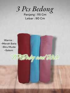 NN Baby 3 Pcs Bedong Bayi Baru Lahir Kekinian Terlaris ukuran 115x90 cm Laki Laki Perempuan